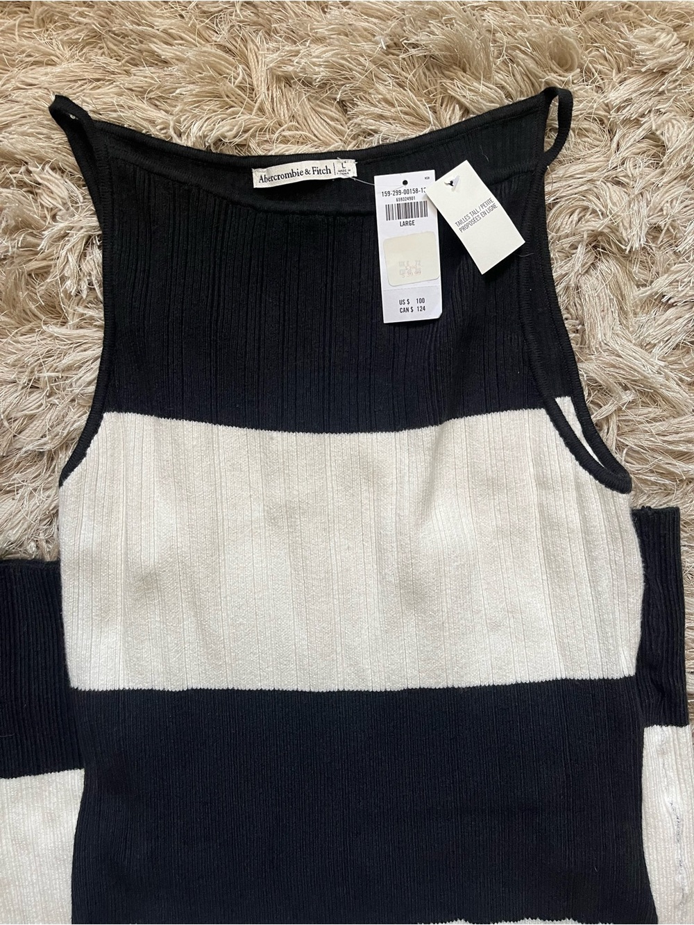 Abercrombie & Fitch Ribbed Maxi Dress
